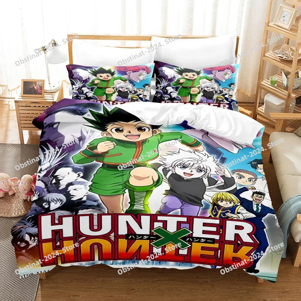 Linen Duvet Cover - Set Seprai Hunter X Hunter Killua