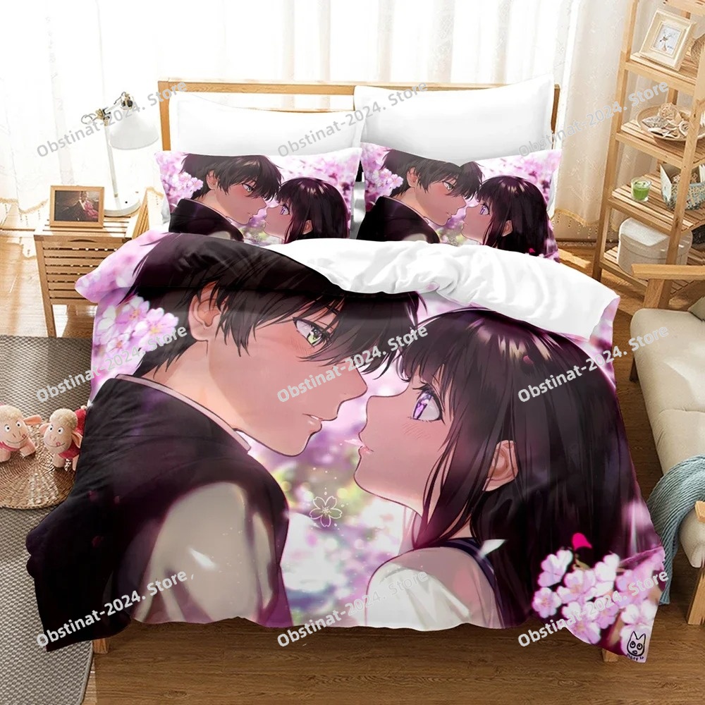 Set Sprei Anime Fruits Basket, - Linen Duvet Cover ulasan dan harga