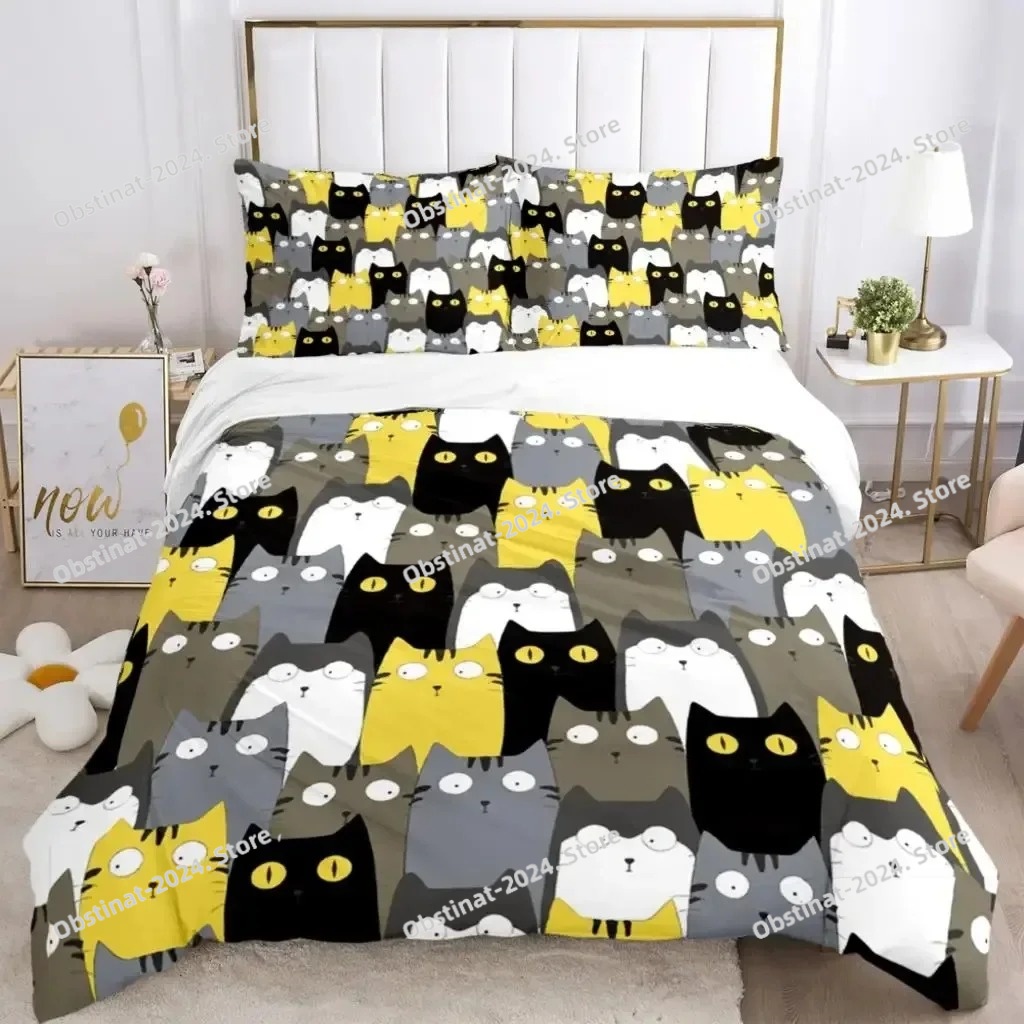 Set Sprei Motif Hewan Kartun,  - Linen Duvet Cover ulasan dan harga