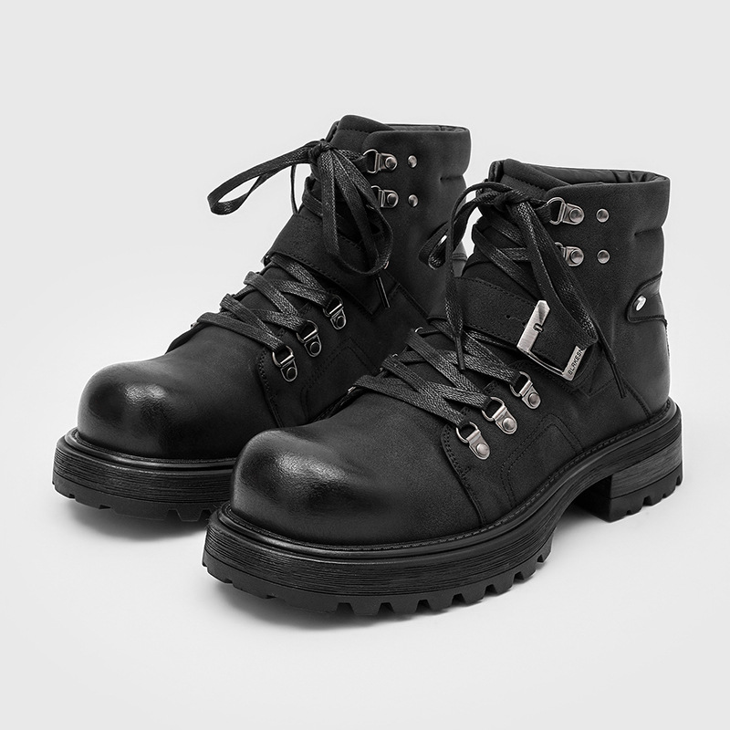 Sepatu Bot Kulit Pria Bermerek - Luxury Lifestyle Store ulasan dan harga