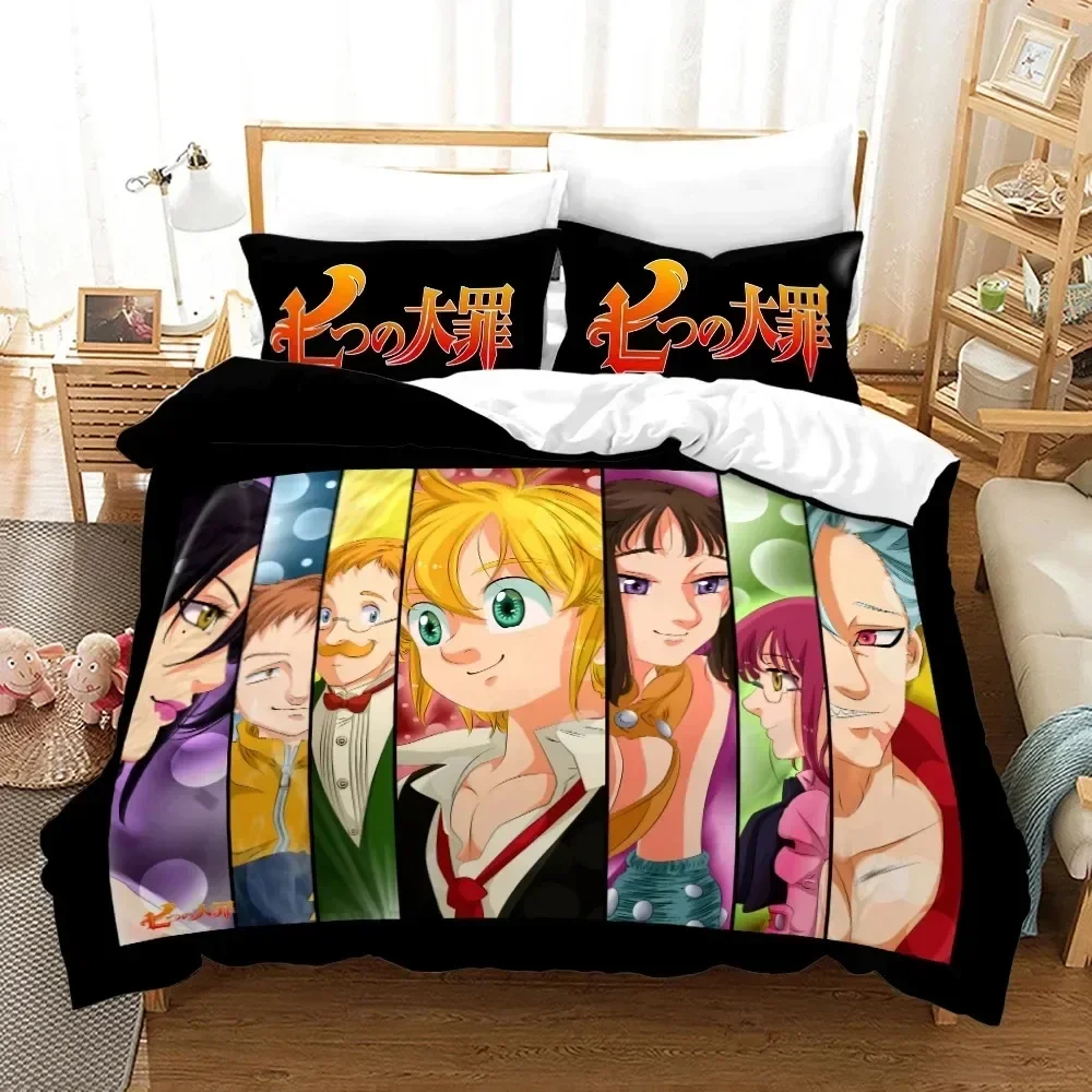 Set Sprei Anime Seven Deadly S - Linen Duvet Cover ulasan dan harga