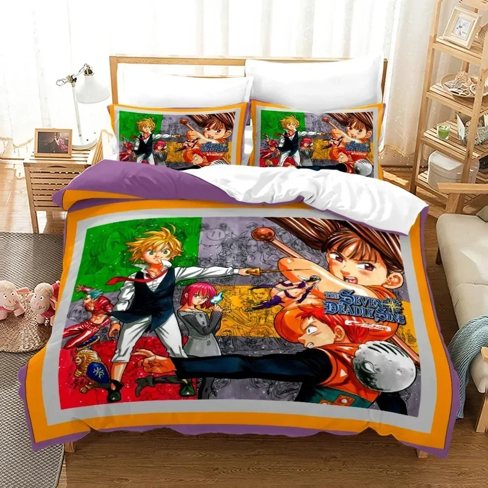 Set Sprei Anime Seven Deadly S - Linen Duvet Cover ulasan dan harga