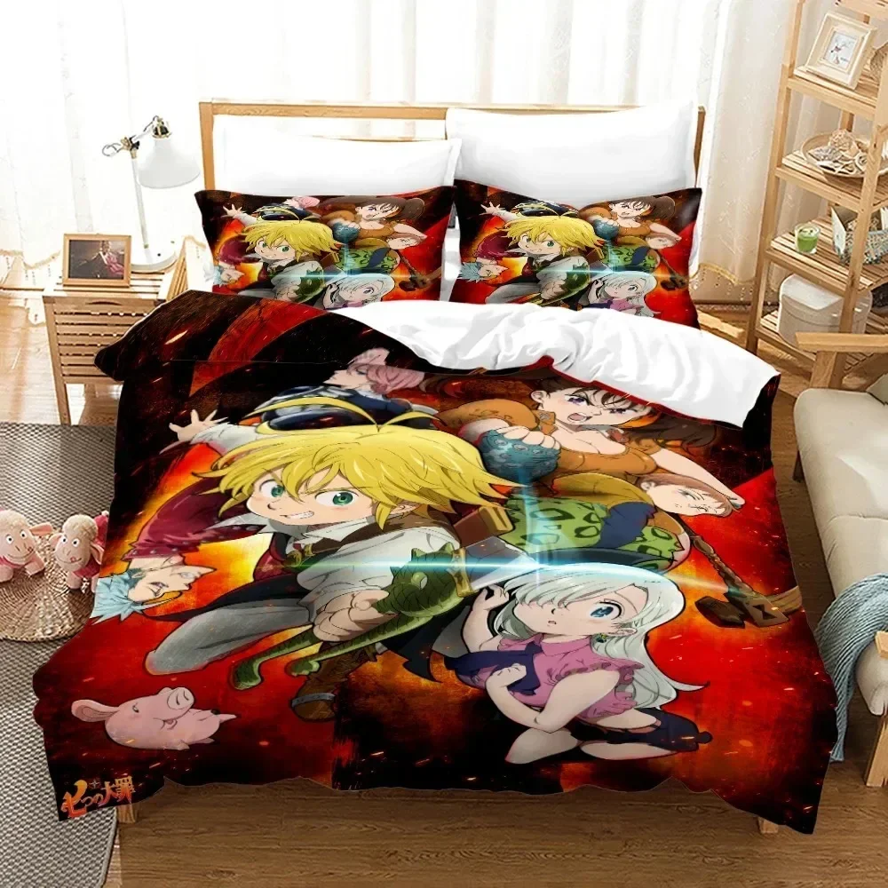 Set Sprei Anime Seven Deadly S - Linen Duvet Cover ulasan dan harga