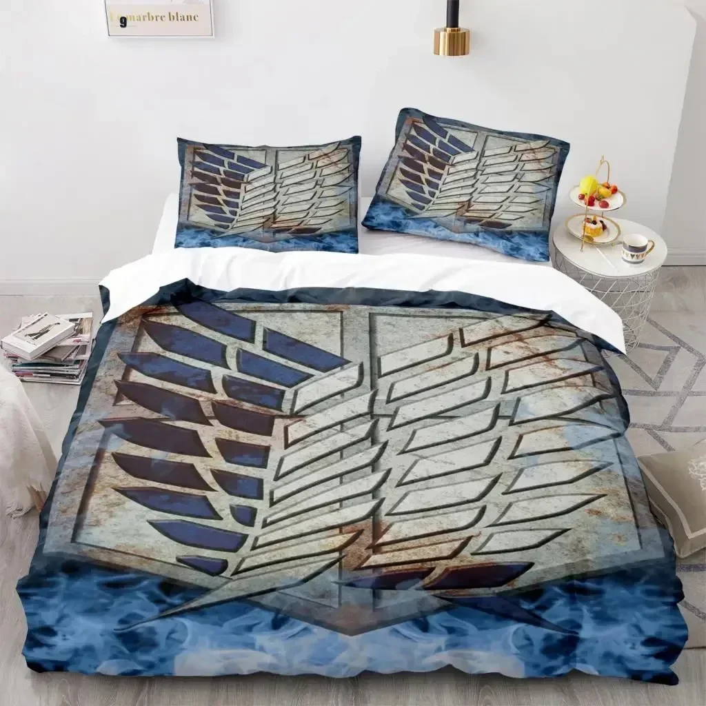 Set Sprei Anime Attack On Tita - Linen Duvet Cover ulasan dan harga