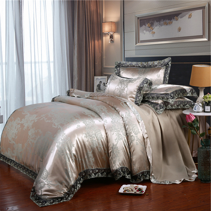 Set Sprei Mewah Klasik Eropa 4 - Linen Duvet Cover ulasan dan harga